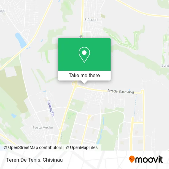 Teren De Tenis map