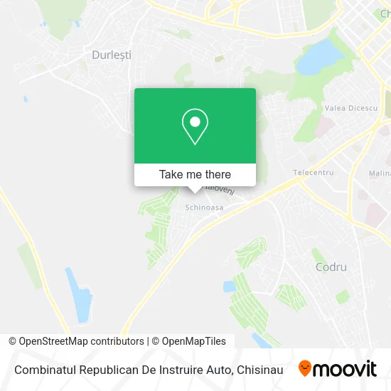 Карта Combinatul Republican De Instruire Auto
