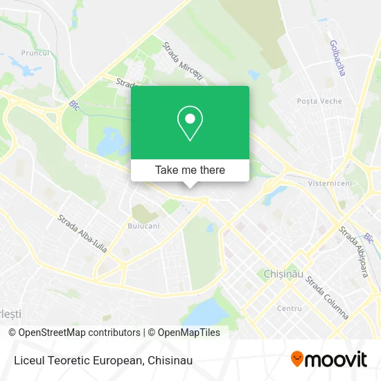 Карта Liceul Teoretic European