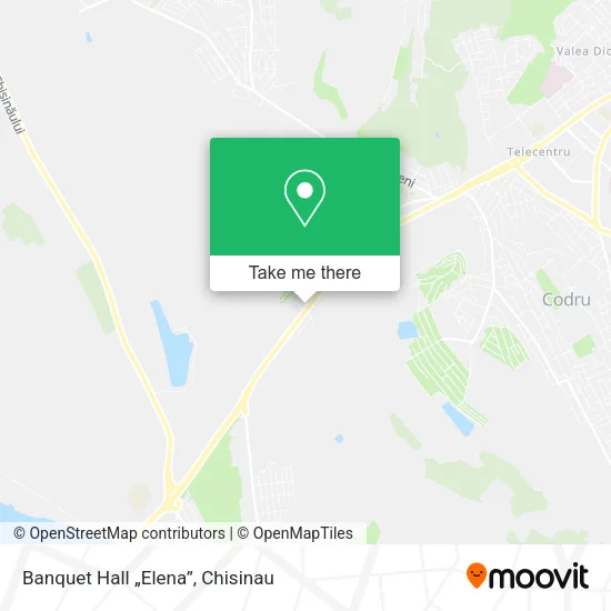 Карта Banquet Hall „Elena”