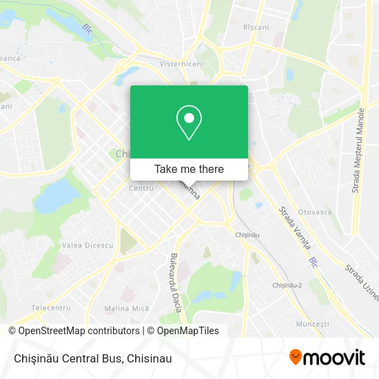 Chişinău Central Bus map