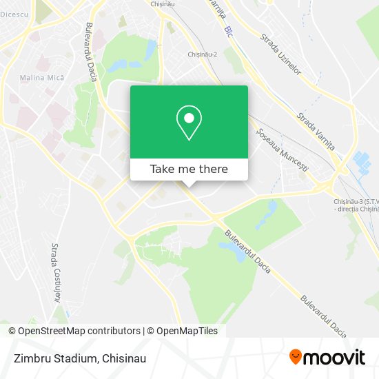 Zimbru Stadium map