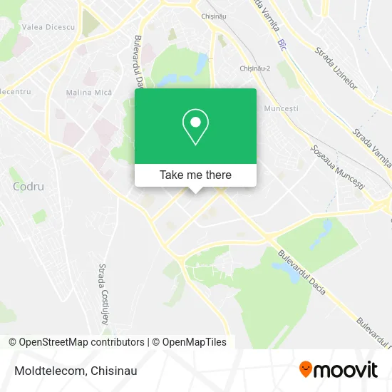 Карта Moldtelecom
