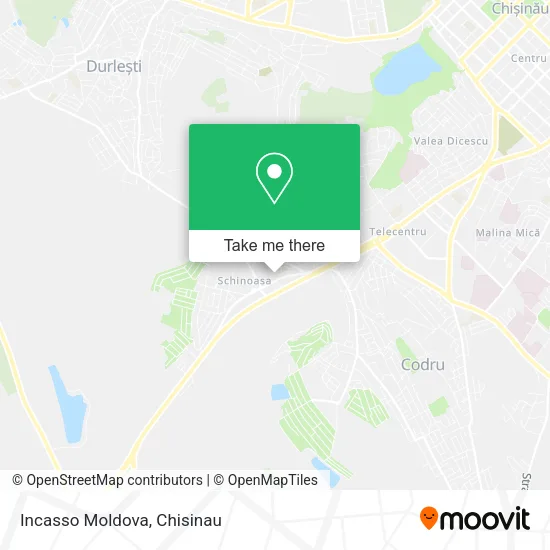 Карта Incasso Moldova
