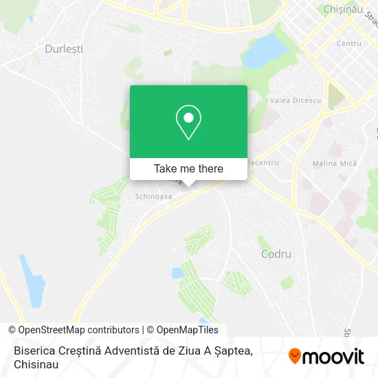 Карта Biserica Creștină Adventistă de Ziua A Șaptea