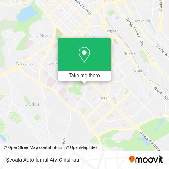 Карта Școala Auto Iumal Aiv