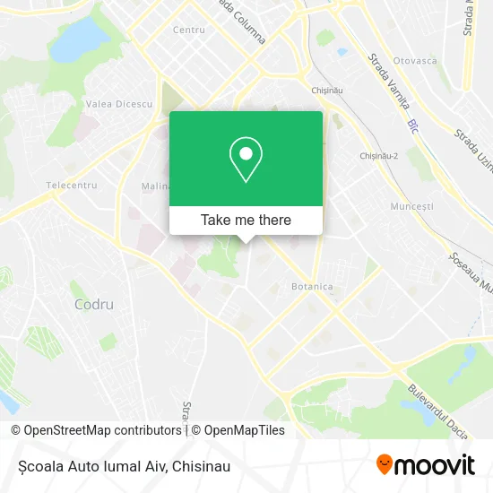 Карта Școala Auto Iumal Aiv