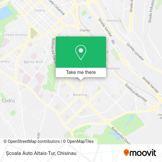 Карта Școala Auto Altais-Tur