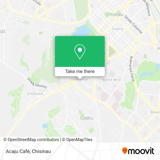Acaju Café map