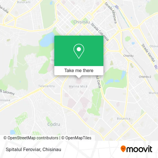 Карта Spitalul Feroviar