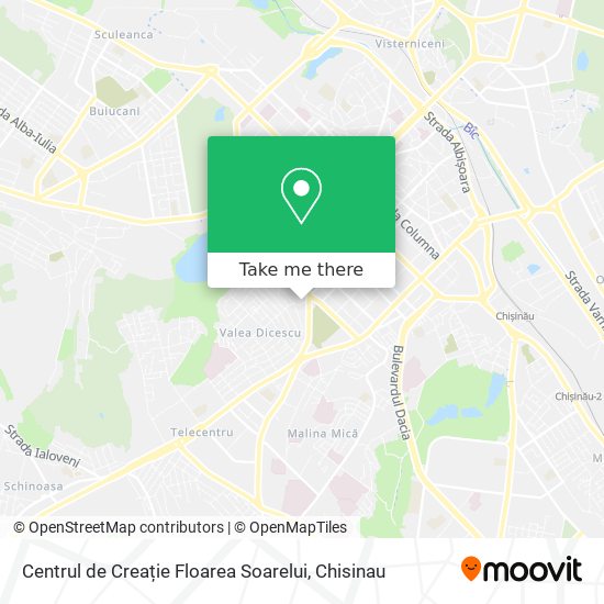 Centrul de Creație Floarea Soarelui map