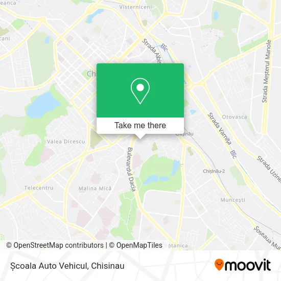 Карта Școala Auto Vehicul
