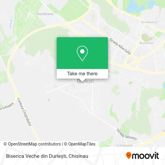 Карта Biserica Veche din Durlești