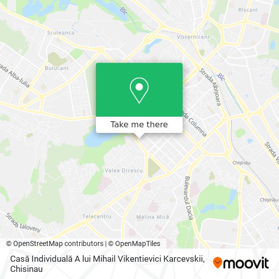 Casă Individuală A lui Mihail Vikentievici Karcevskii map