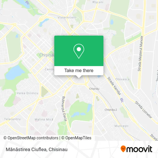 Карта Mănăstirea Ciuflea