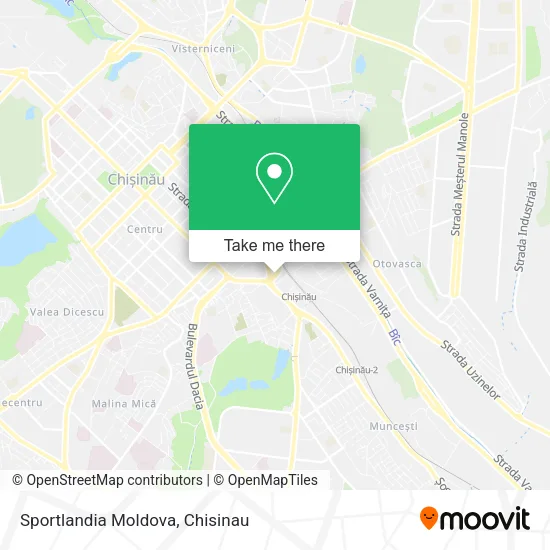 Карта Sportlandia Moldova