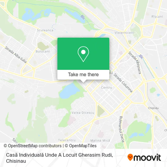 Casă Individuală Unde A Locuit Gherasim Rudi map