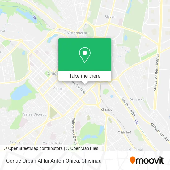 Conac Urban Al lui Anton Onica map