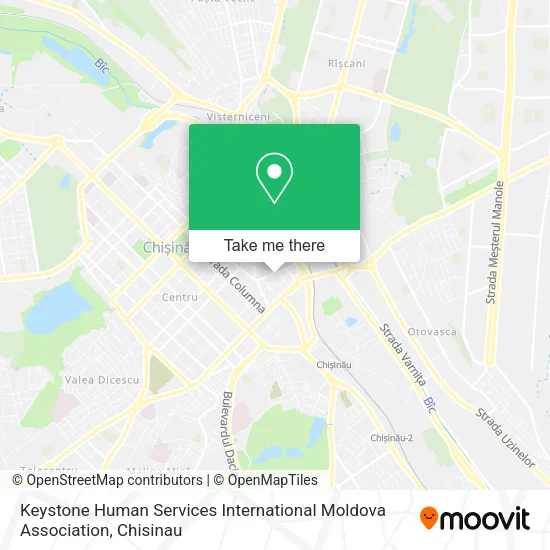 Карта Keystone Human Services International Moldova Association