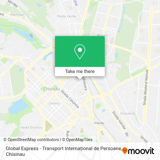 Карта Global Express - Transport Internațional de Persoane