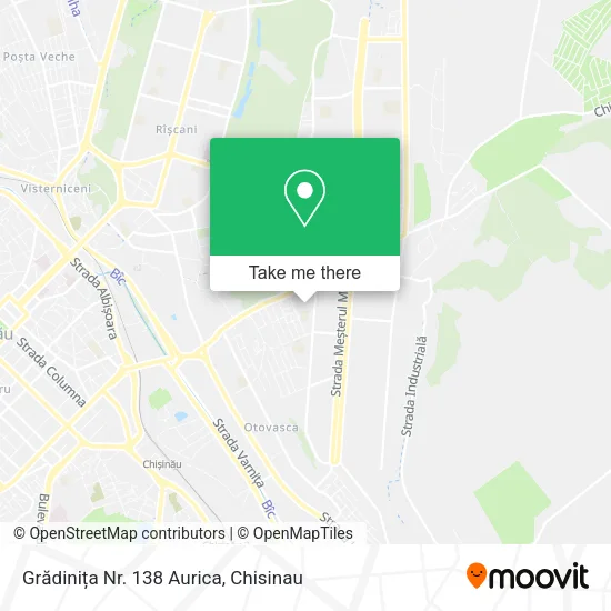 Карта Grădinița Nr. 138 Aurica