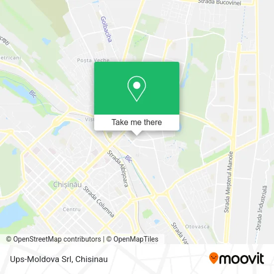 Карта Ups-Moldova Srl
