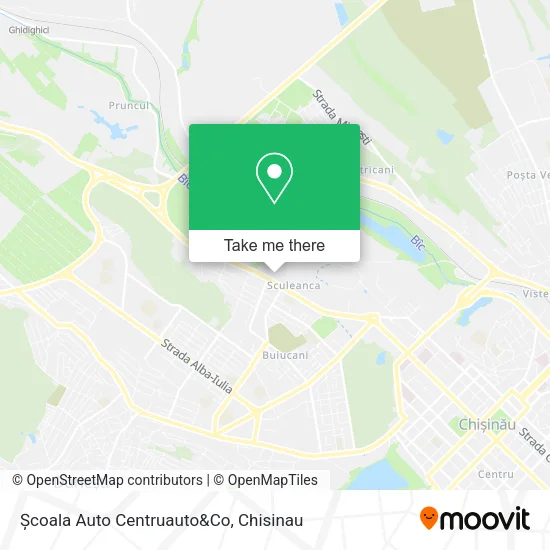 Карта Școala Auto Centruauto&Co