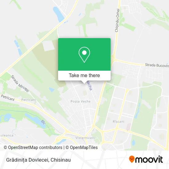 Grădinița Dovlecei map