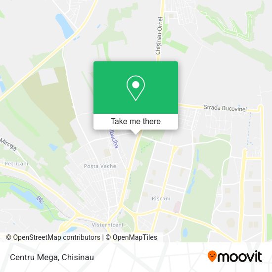 Карта Centru Mega