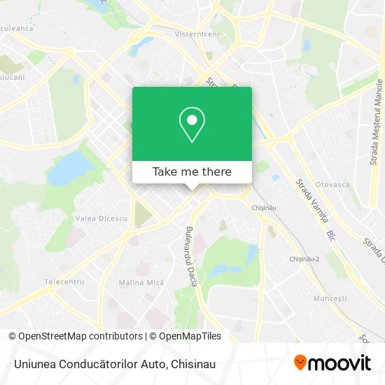 Карта Uniunea Conducătorilor Auto