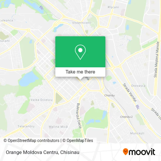 Карта Orange Moldova Centru