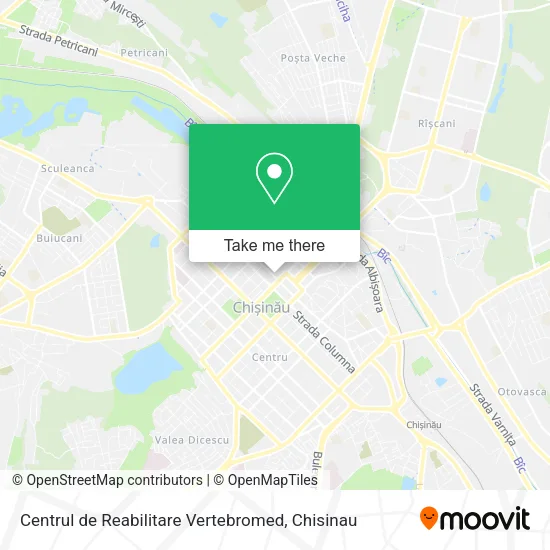 Centrul de Reabilitare Vertebromed map