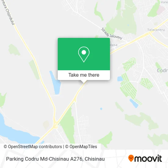 Parking Codru Md-Chisinau A276 map