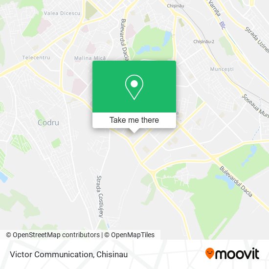 Victor Communication map