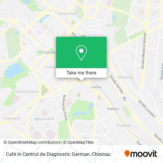 Café în Centrul de Diagnostic German map