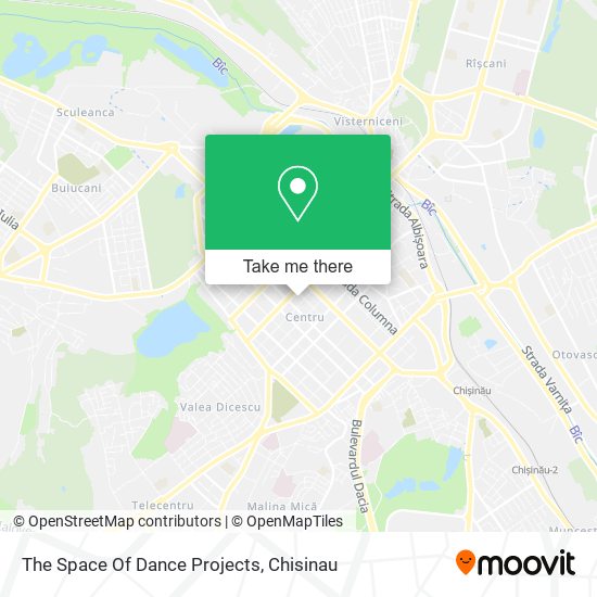 The Space Of Dance Projects map