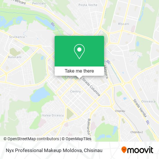 Карта Nyx Professional Makeup Moldova