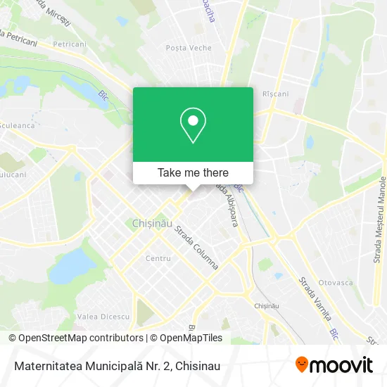 Карта Maternitatea Municipală Nr. 2