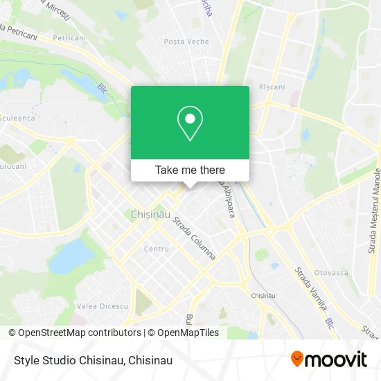Карта Style Studio Chisinau