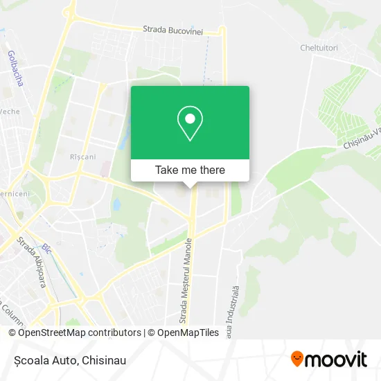 Карта Școala Auto