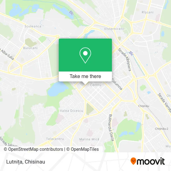 Карта Lutnița