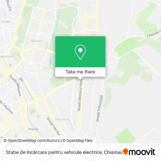 Карта Stație de încărcare pentru vehicule electrice