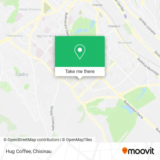 Карта Hug Coffee