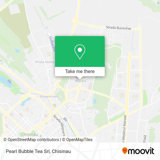 Карта Pearl Bubble Tea Srl