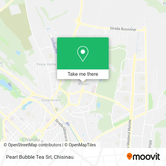 Карта Pearl Bubble Tea Srl