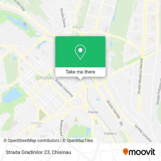 Strada Gradinilor 23 map
