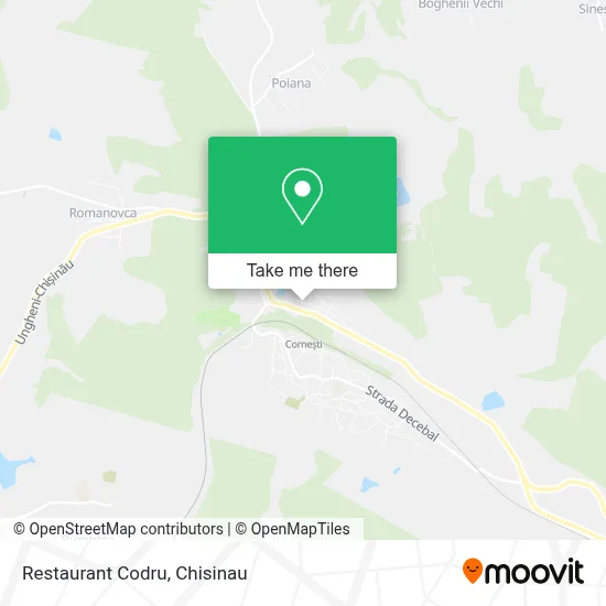Restaurant Codru map