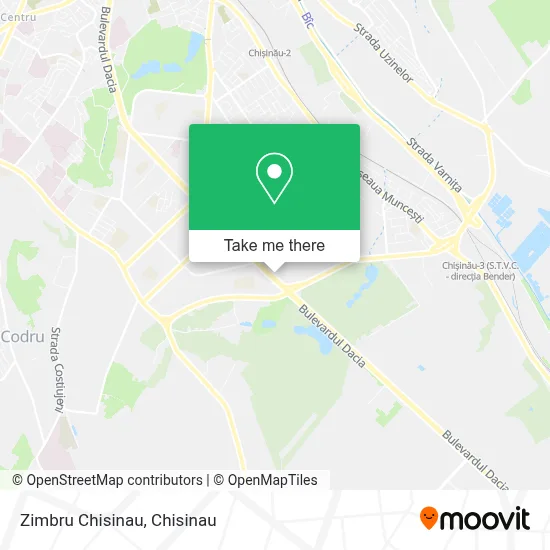 Zimbru Chisinau map