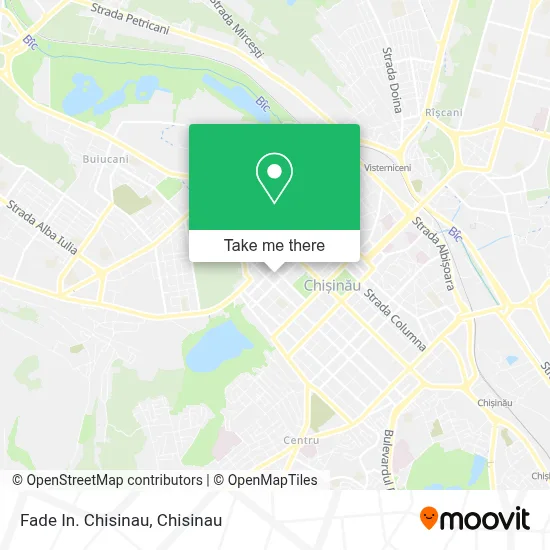 Fade In. Chisinau map
