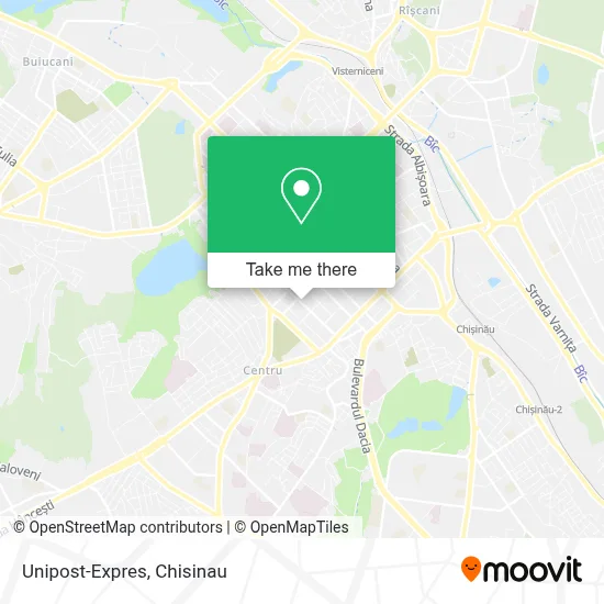 Unipost-Expres map